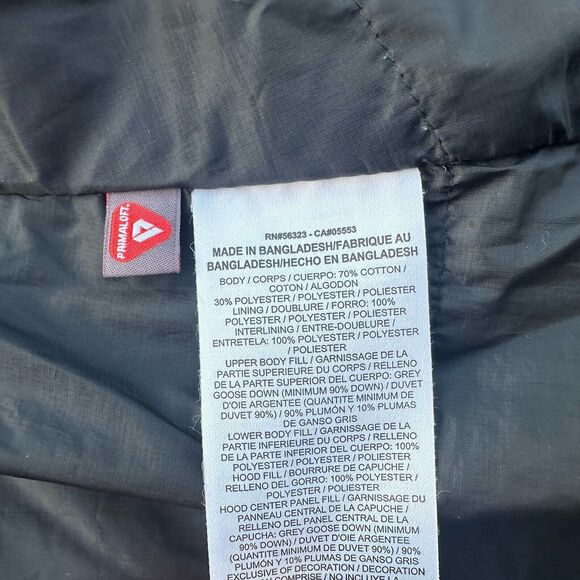 Nike Jacket Womens Small Gray Tech Fleece Aeroloft 800 Down Primaloft Parka - Picture 10 of 11